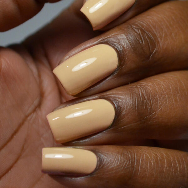 Pastel Yellow Cream Polish